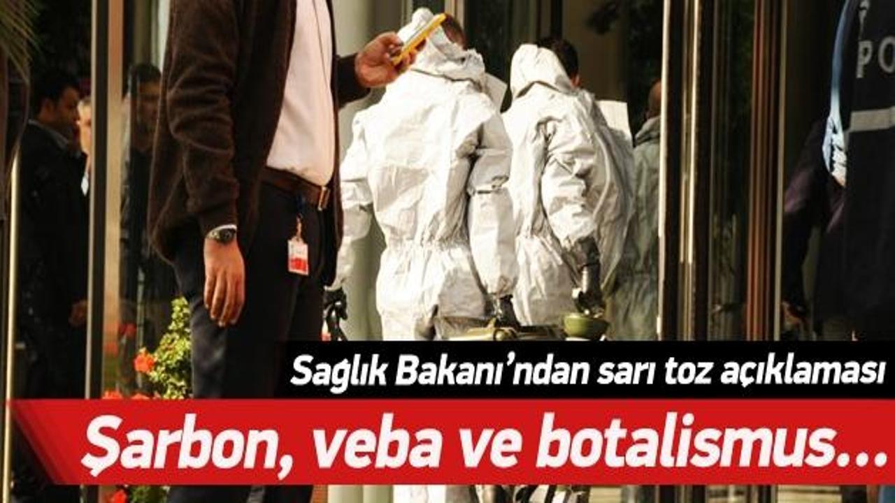 Bakan Müezzinoğlu'ndan sarı toz açıklaması