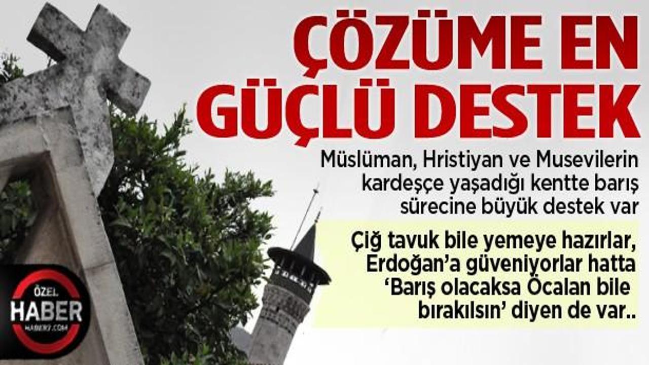 Barış s&uuml;recine de Erdoğan'a da inanıyorlar