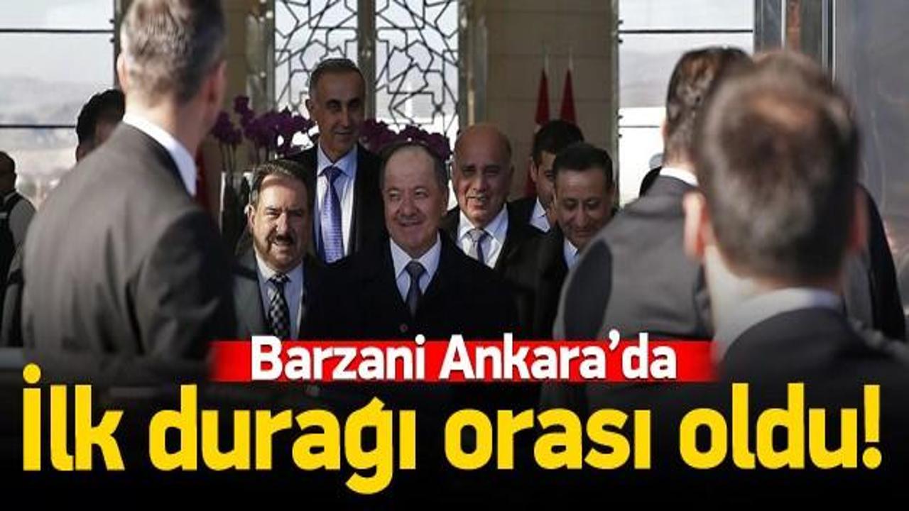 Barzani'nin ilk durağı MİT oldu!