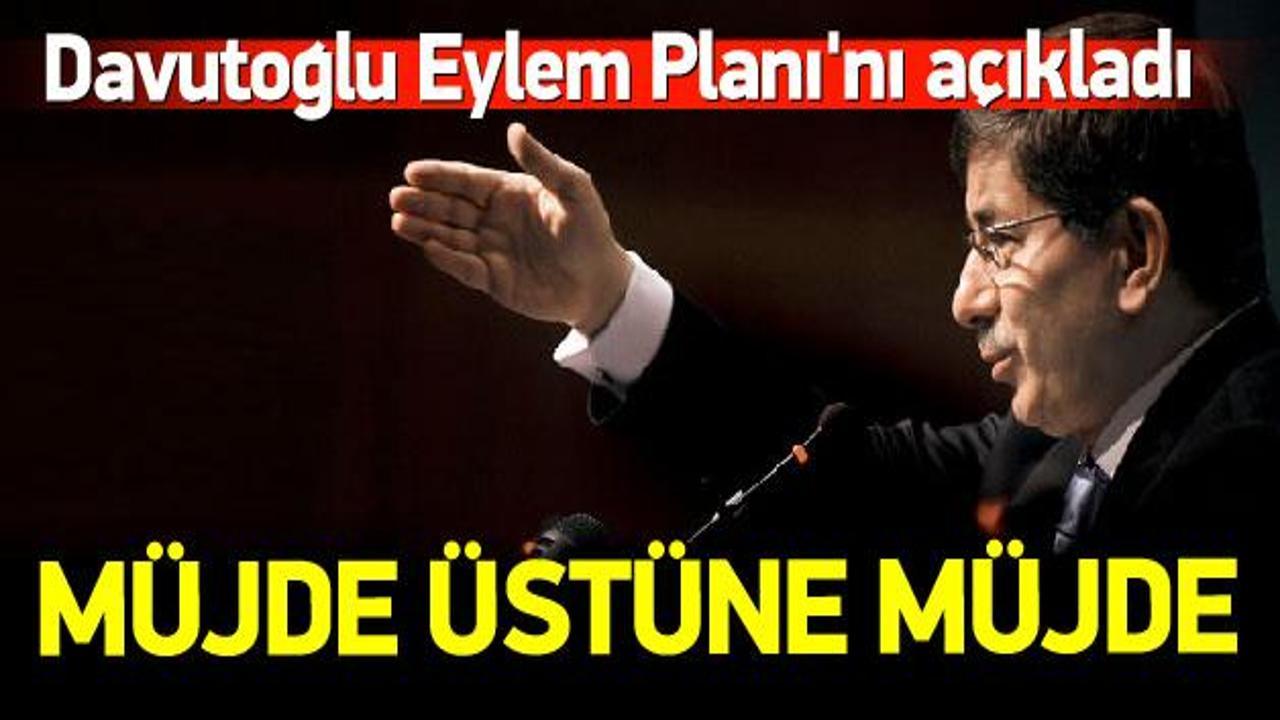 Başbakan Davutoğlu 2016 Eylem Planı'nı a&ccedil;ıkladı