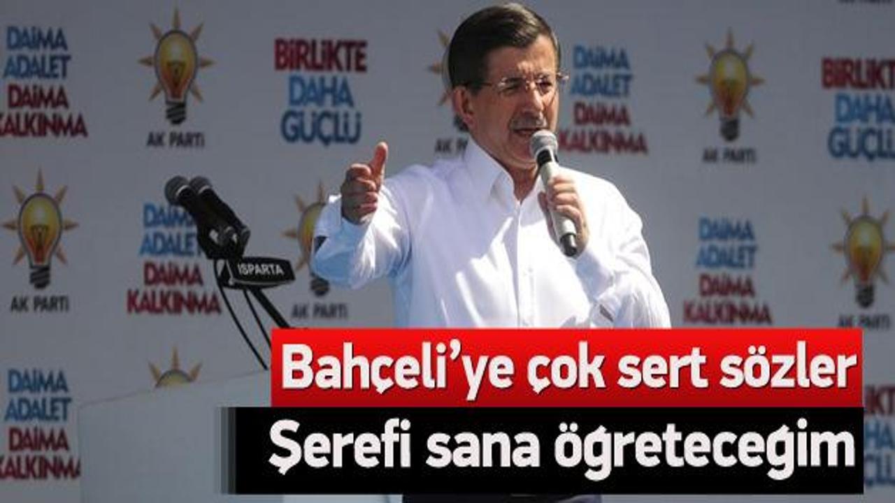 Başbakan Davutoğlu Isparta mitinginde konuştu