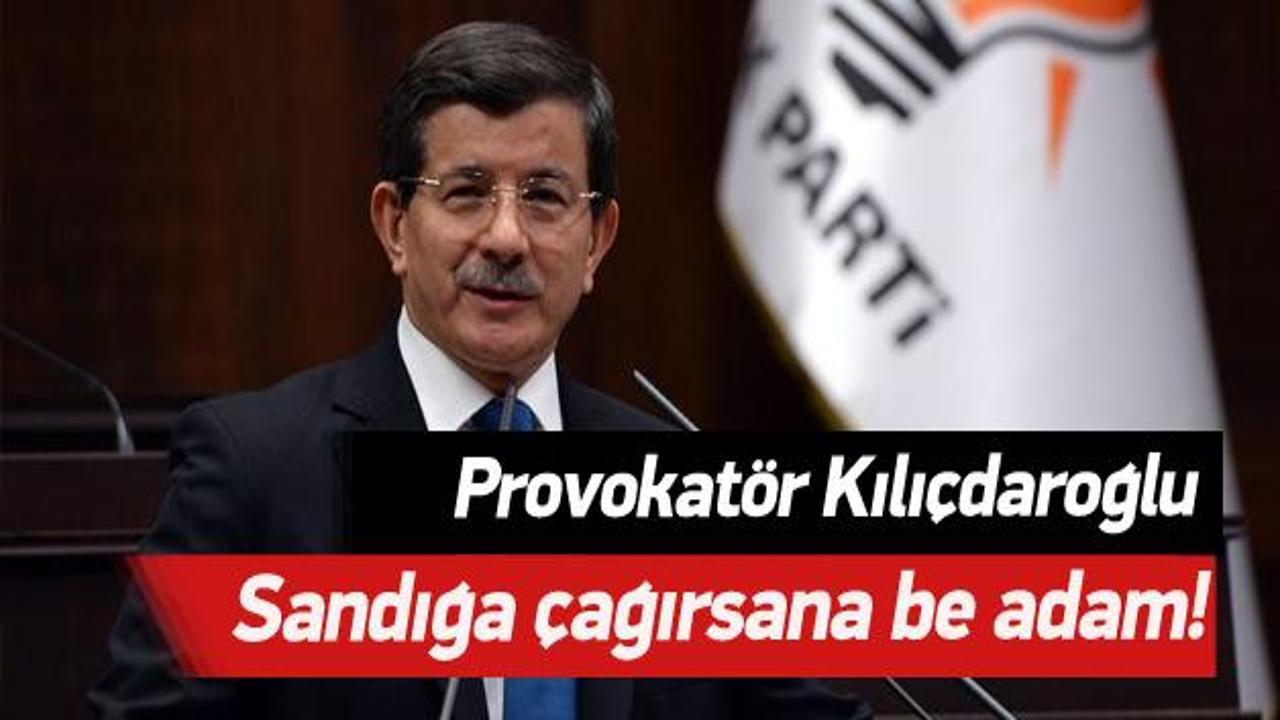 Davutoğlu'ndan Kılıçdaroğlu'na tepki