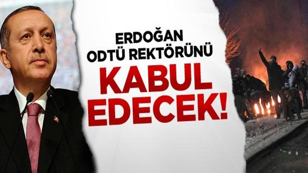 Başbakan Erdoğan ODTÜ Rektörü ile görüşecek