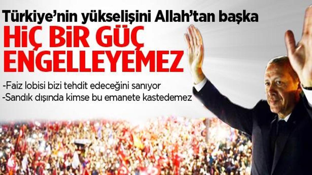 Başbakan Erdoğan onbinlere hitap etti