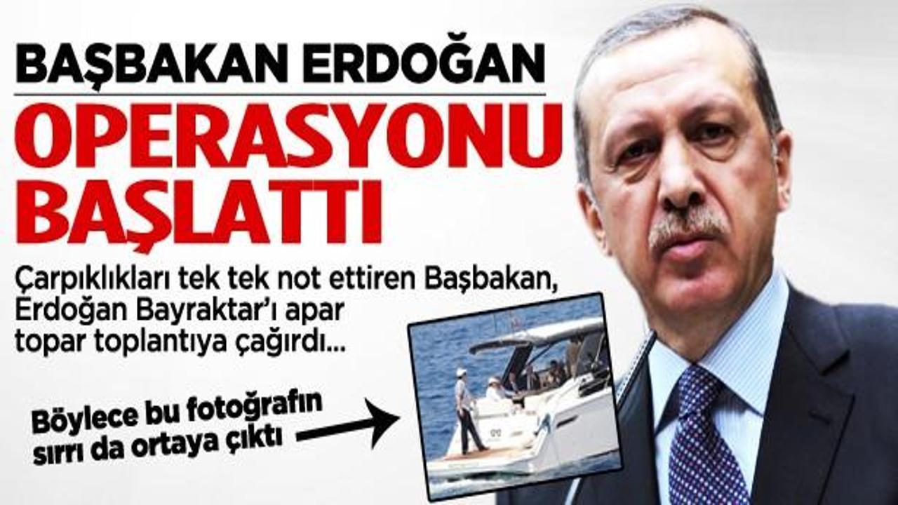 Başbakan Erdoğan 'sahil' operasyonunu başlattı