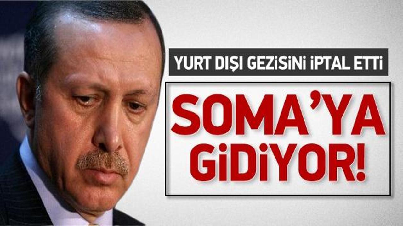 Başbakan Erdoğan bugün Soma'ya gidiyor