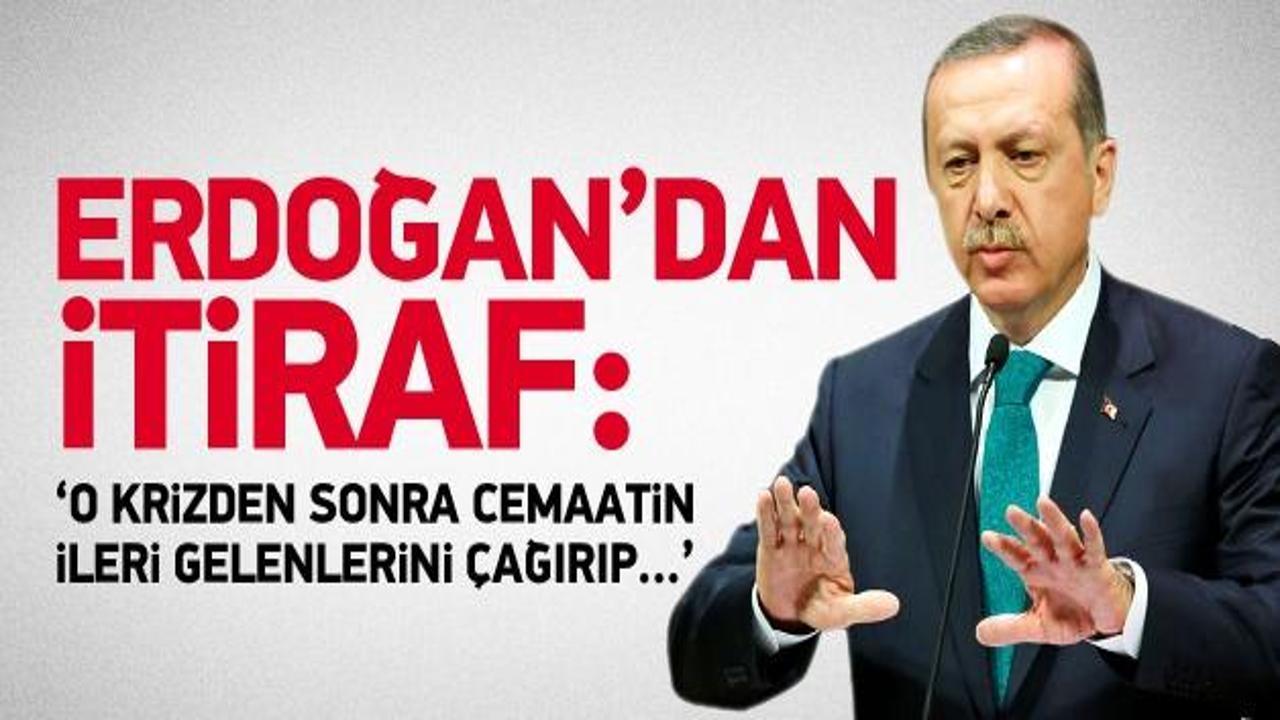 Başbakan Erdoğan'dan 7 Şubat itirafı