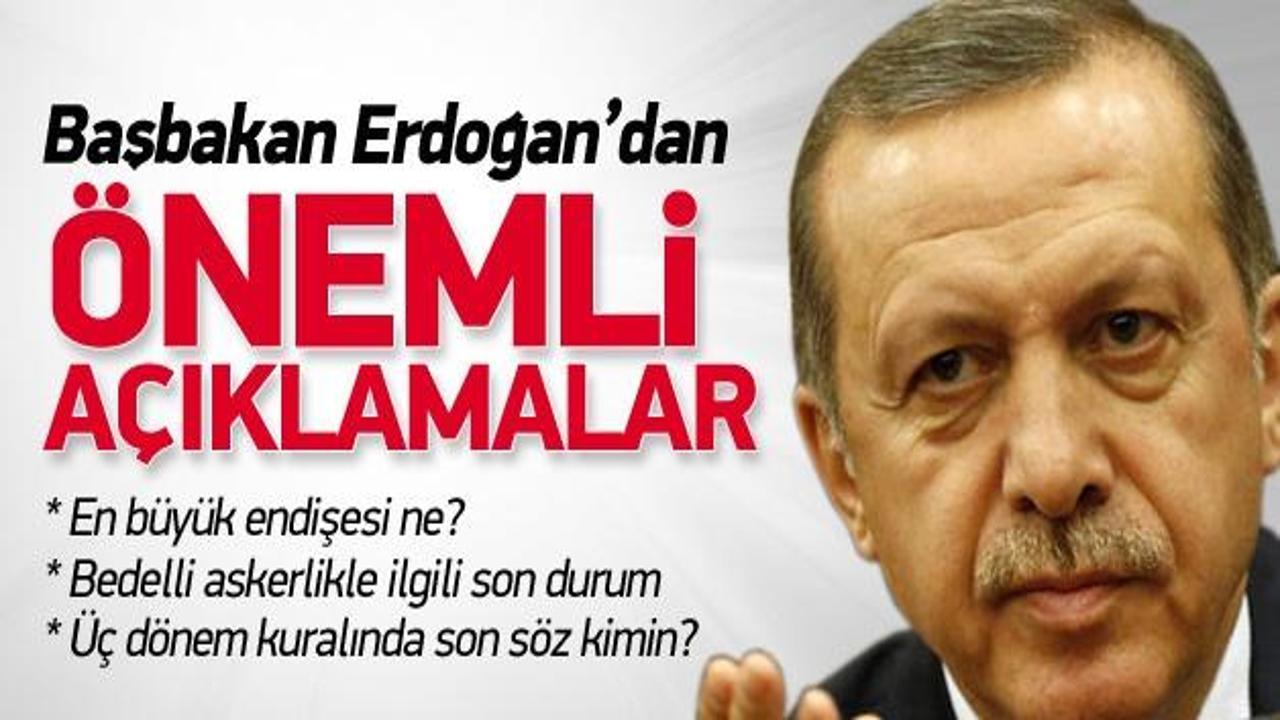 Başbakan Erdoğan'dan çarpıcı açıklamalar 