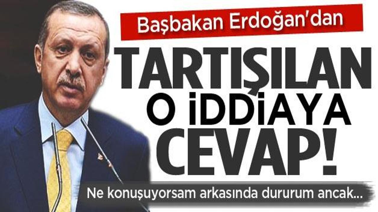 Başbakan Erdoğan'dan o iddiaya cevap!