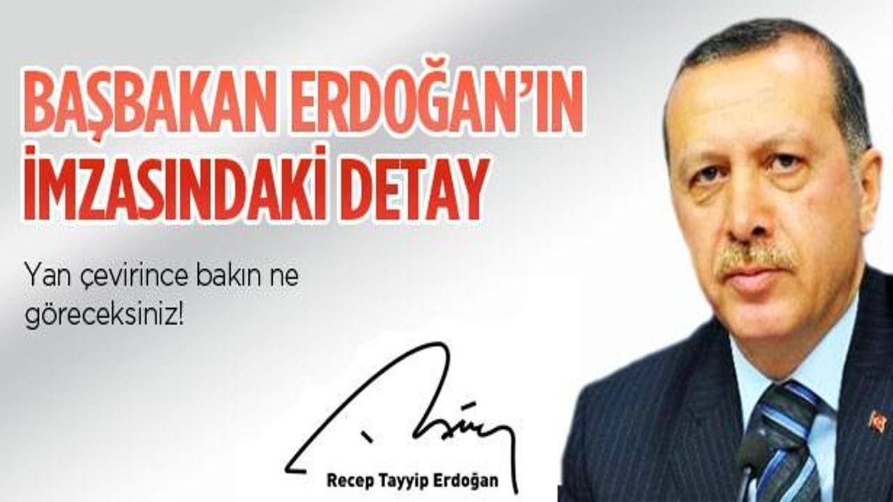 Başbakan Erdoğan'ın imzasındaki detay