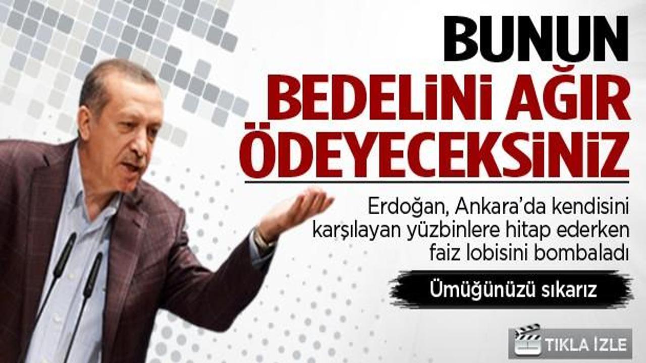 Başbakan'a Ankara'da sevgi seli