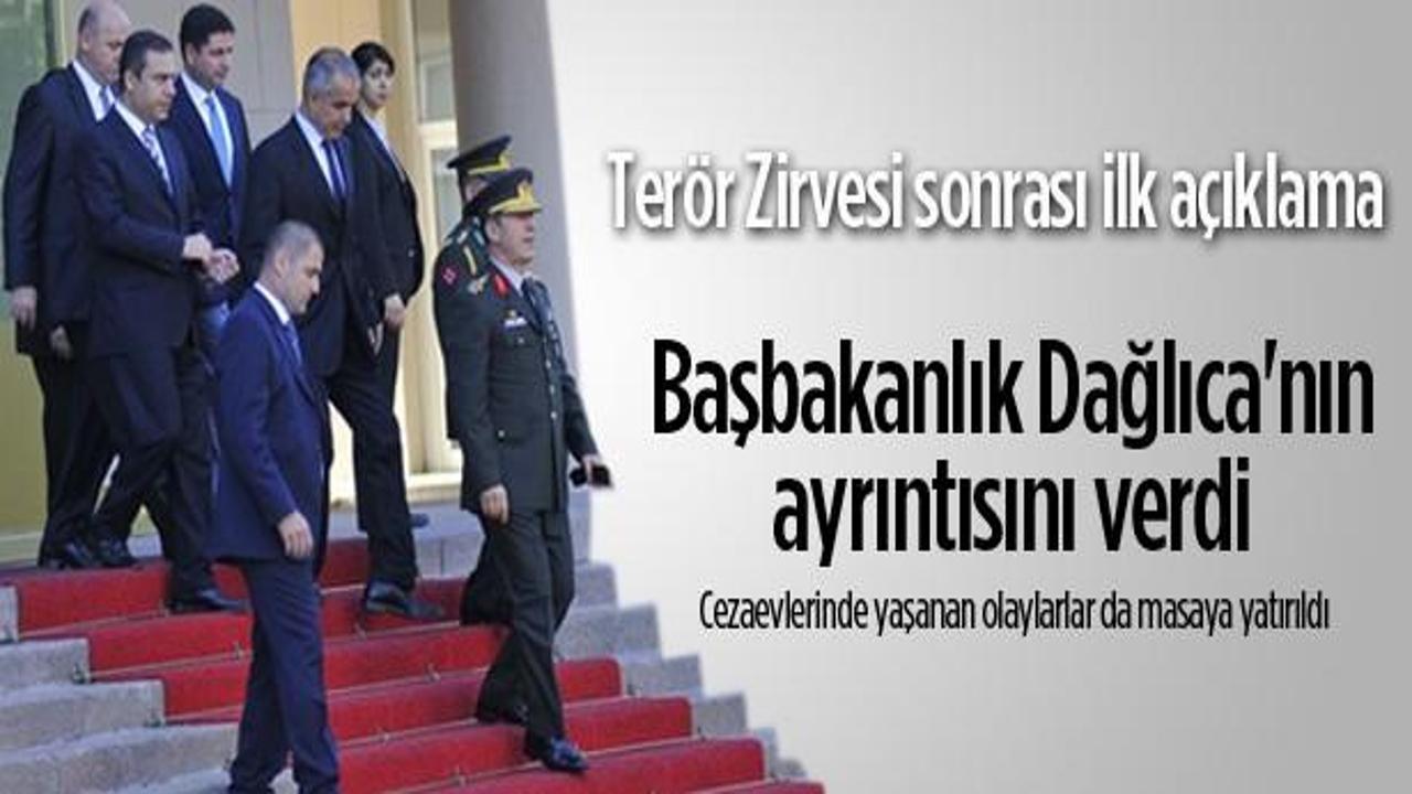 Başbakanlık Dağlıca'nın ayrıntısını verdi