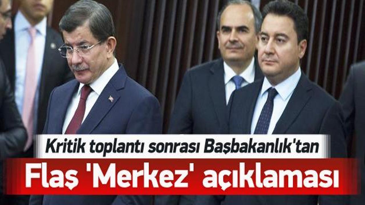 Başbakanlık'tan flaş 'Merkez Bankası' açıklaması