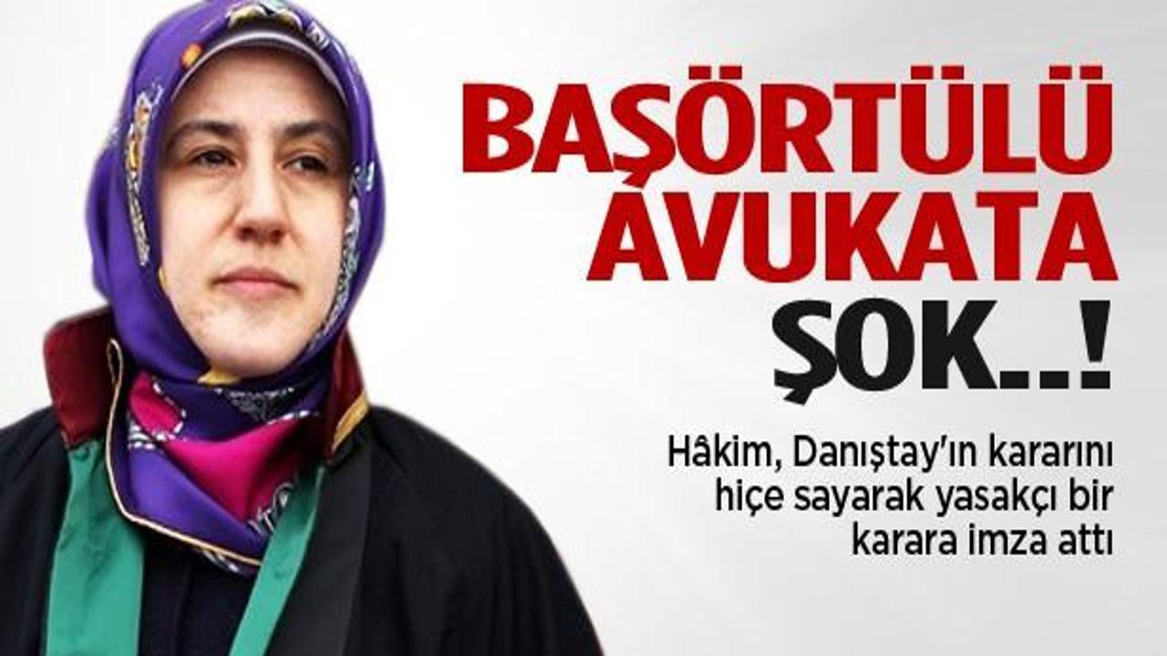 Baş&ouml;rt&uuml;l&uuml; avukata hakimden şok eden tavır