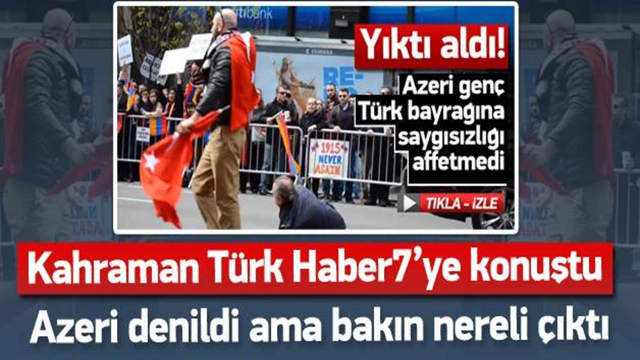 Bayrağı yerde bırakmayan kahraman T&uuml;rk konuştu