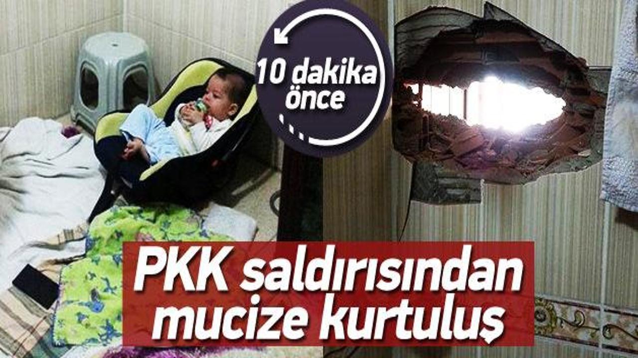 Bebek PKK'nın saldırısından mucize eseri kurtuldu
