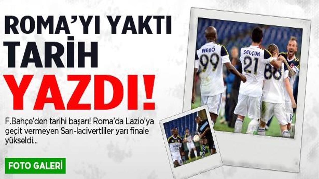 Fenerbahçe Roma'yı yaktı! Yarı finaldeyiz!