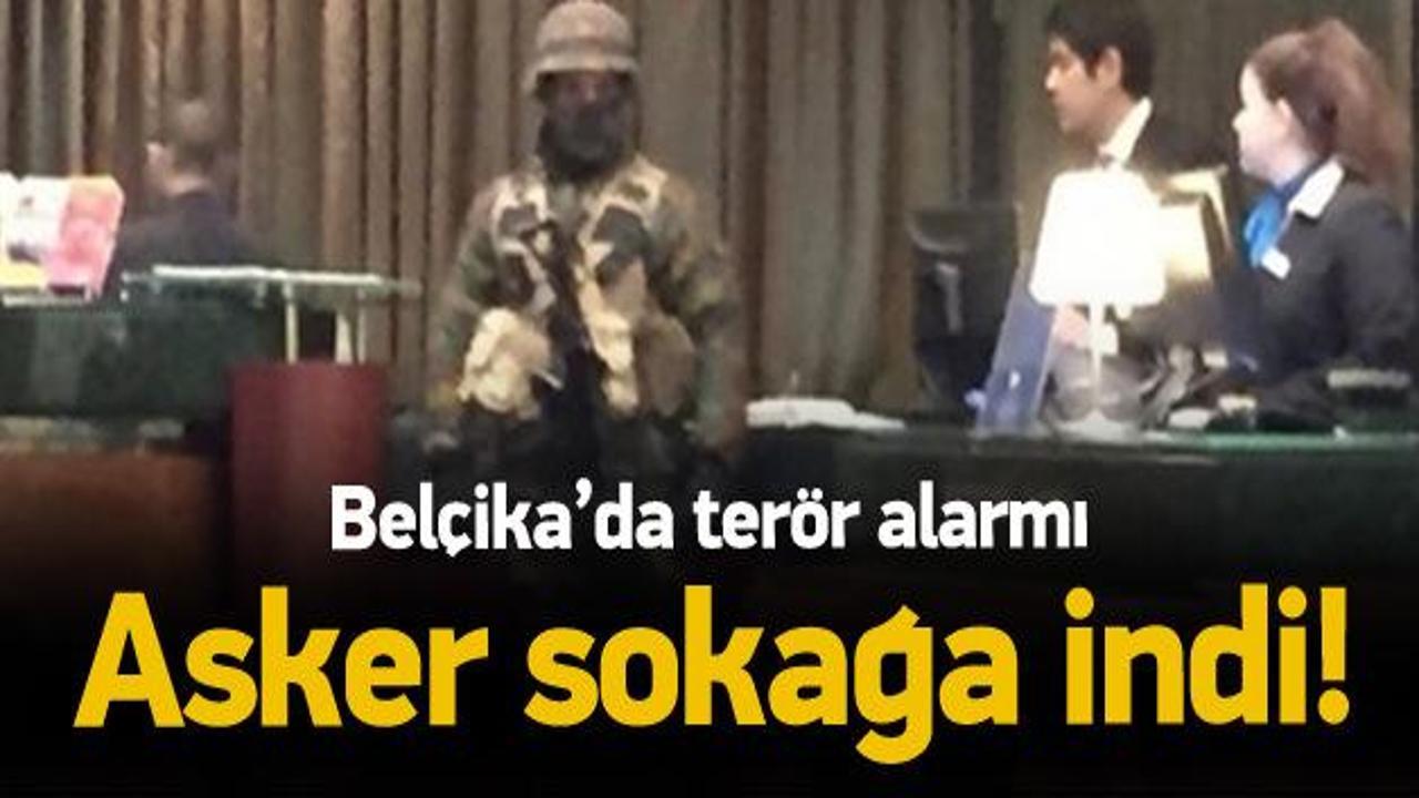 Belçika'da terör alarmı! Asker oteli ablukaya aldı