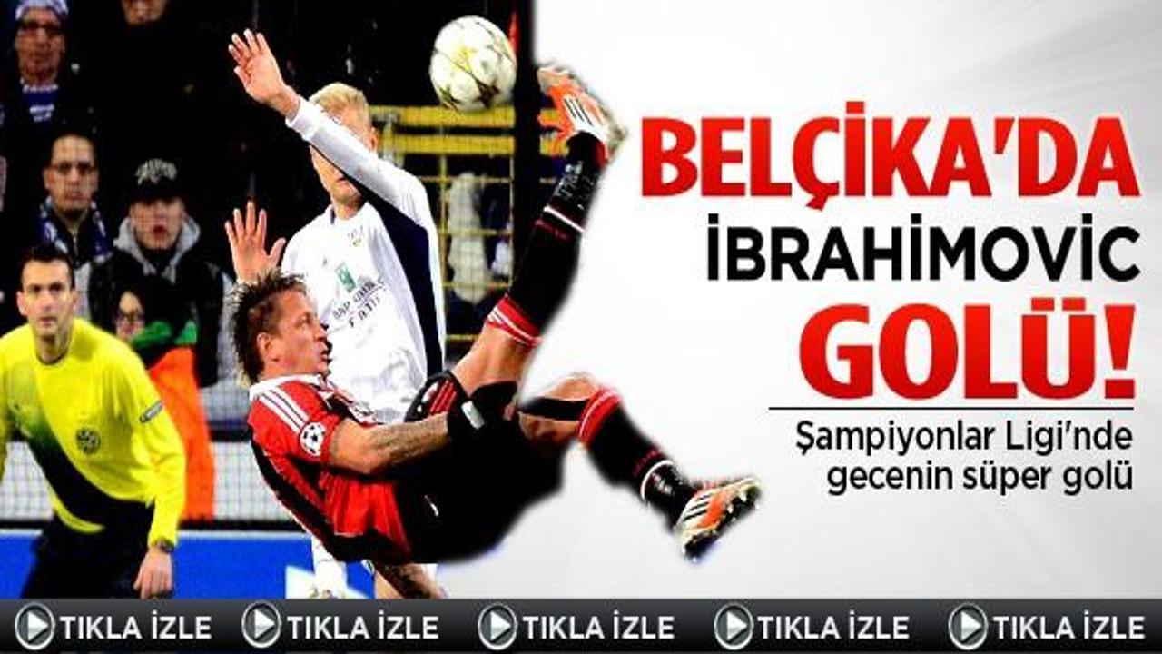 Belçika'da Zlatan İbrahimovic golü! / VİDEO
