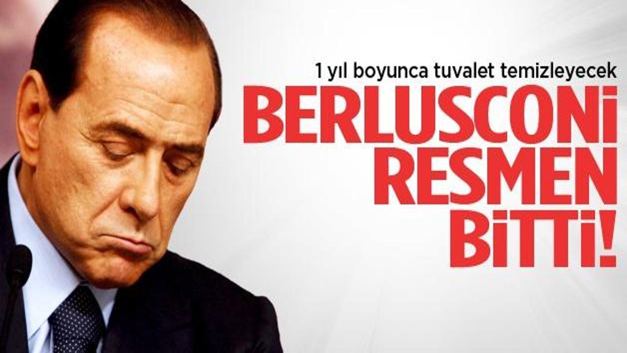 Berlusconi 1 yıl boyunca WC temizleyecek