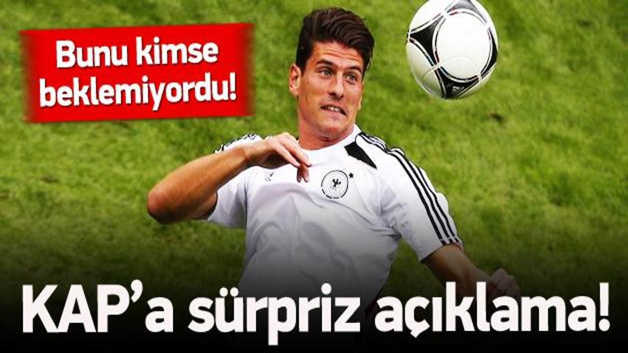 Beşiktaş, Mario Gomez'i kiraladı!