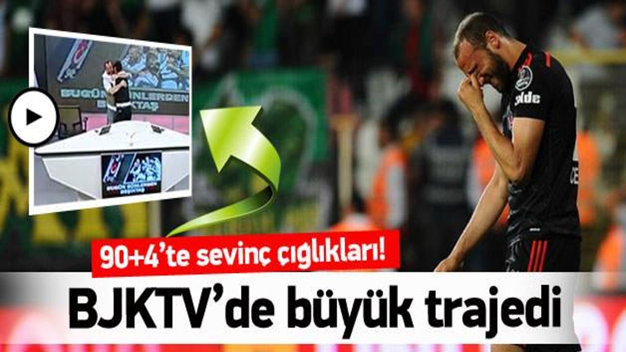 Beşiktaş'ın gol&uuml; ofsayt sayılınca BJK TV