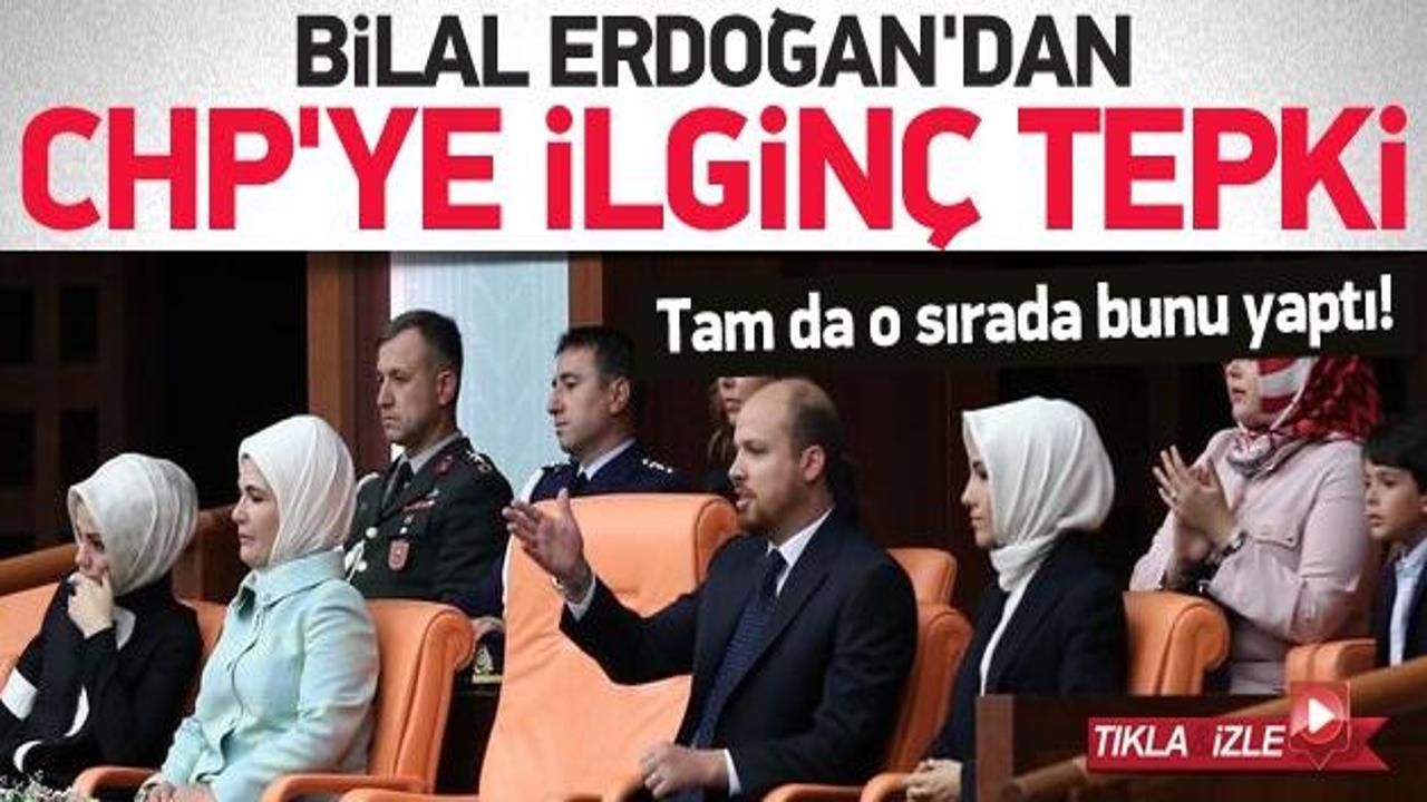 Bilal Erdoğan'dan CHP'lilere ilginç tepki