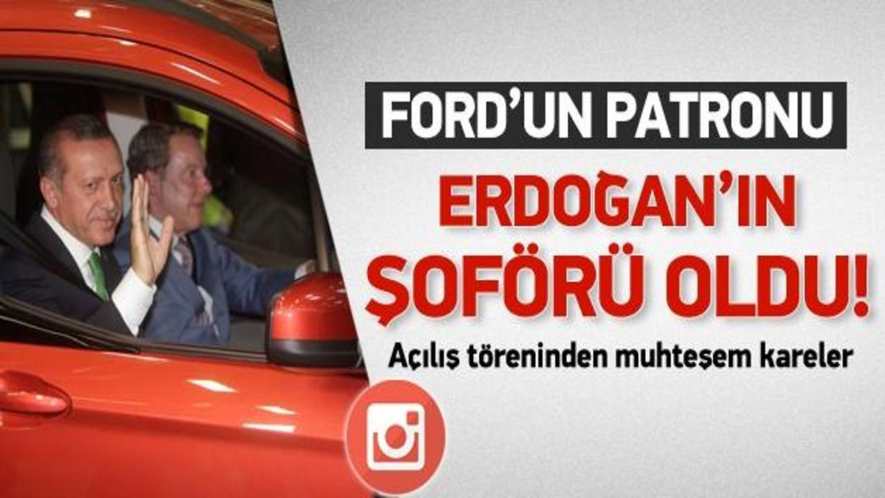 Bill Ford, Erdoğan'a şoförlük yaptı
