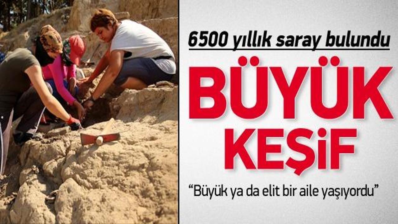 Bir ilimizde 6500 yıllık saray bulundu