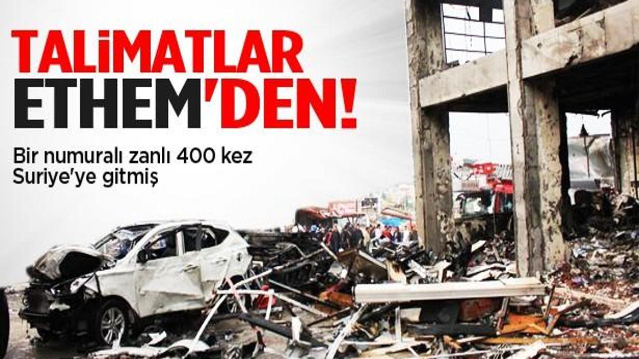 Bir numuralı zanlı 400 kez Suriye'ye gitmiş