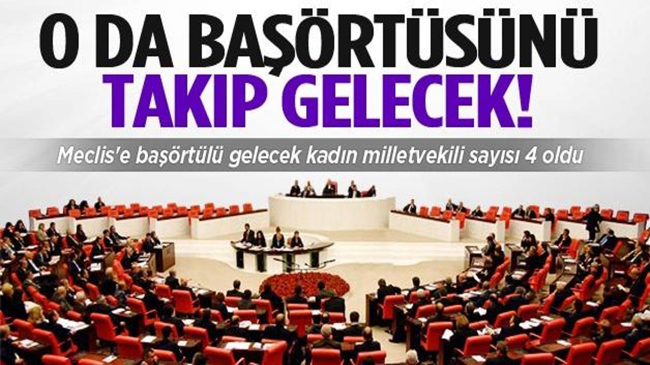 Bir vekil daha başörtüsüyle Meclis'te olacak