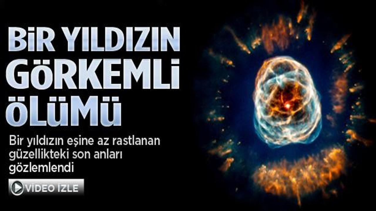 Bir yıldızın g&ouml;rkemli &lsquo;&ouml;l&uuml;m&uuml;' b&ouml;yle g&ouml;r&uuml;nt&uuml;lendi
