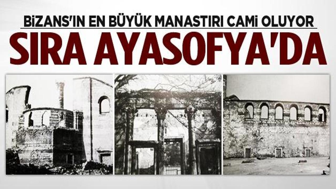 Bizans'ın en büyük manastırı cami oluyor