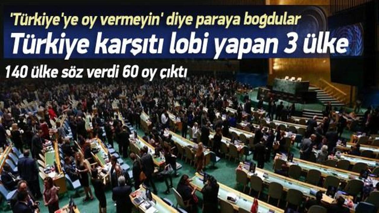 BM'de Türkiye karşıtı lobi yapan 3 ülke