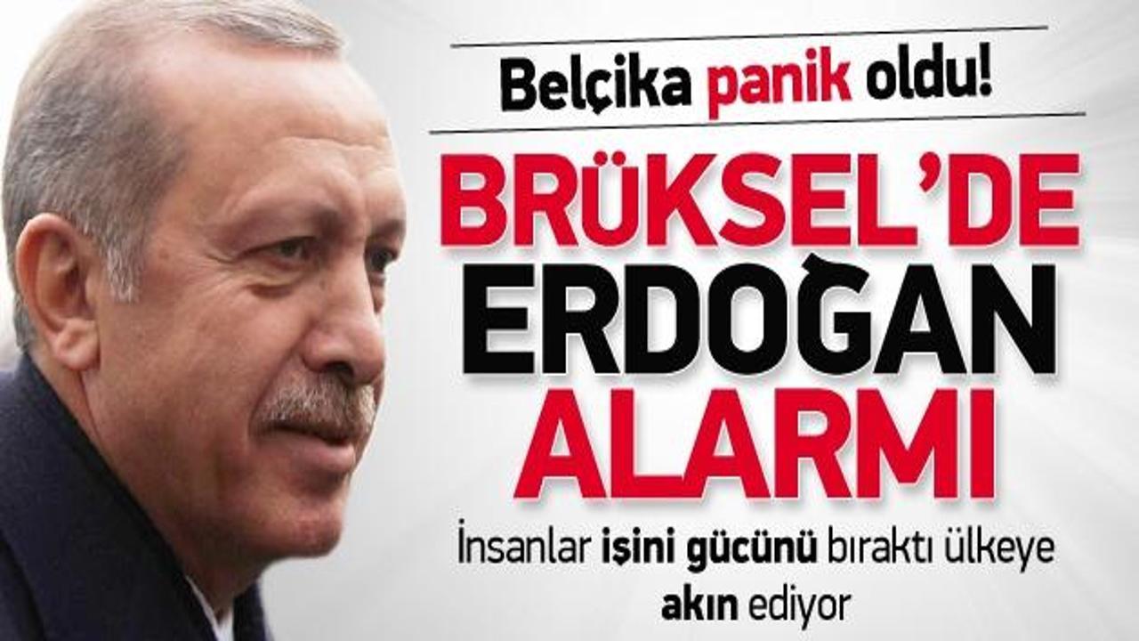 Brüksel'de Erdoğan paniği
