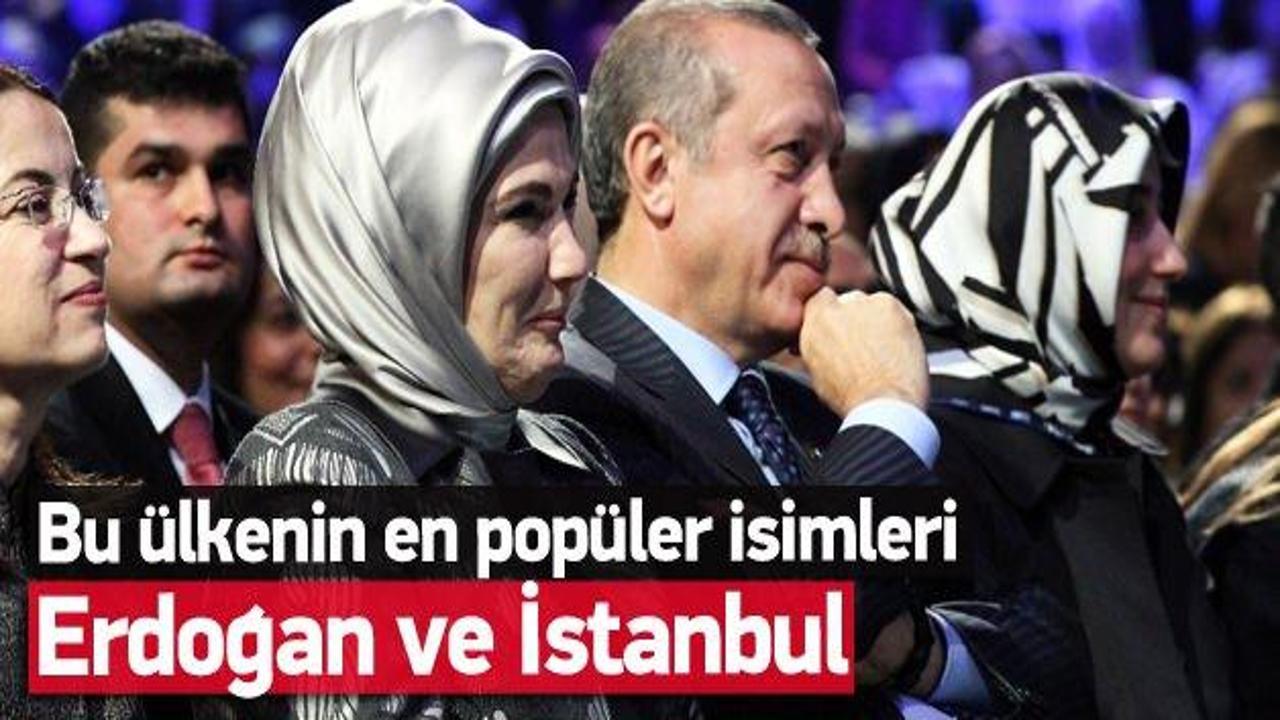 Bu ülkede en popüler isim Erdoğan ve İstanbul