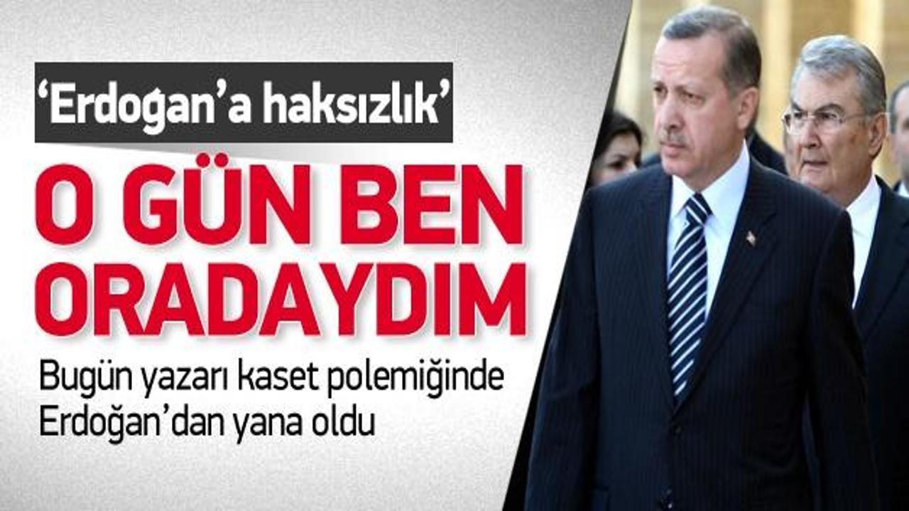 Bugün gazetesi yazarı Erdoğan'a destek verdi