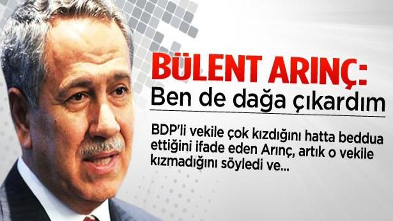 B&uuml;lent Arın&ccedil;: Ben de olsam dağa &ccedil;ıkardım