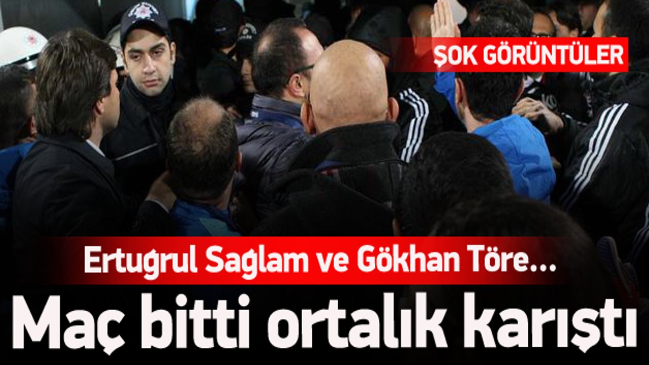 Bursa'da maç bitti ortalık karıştı