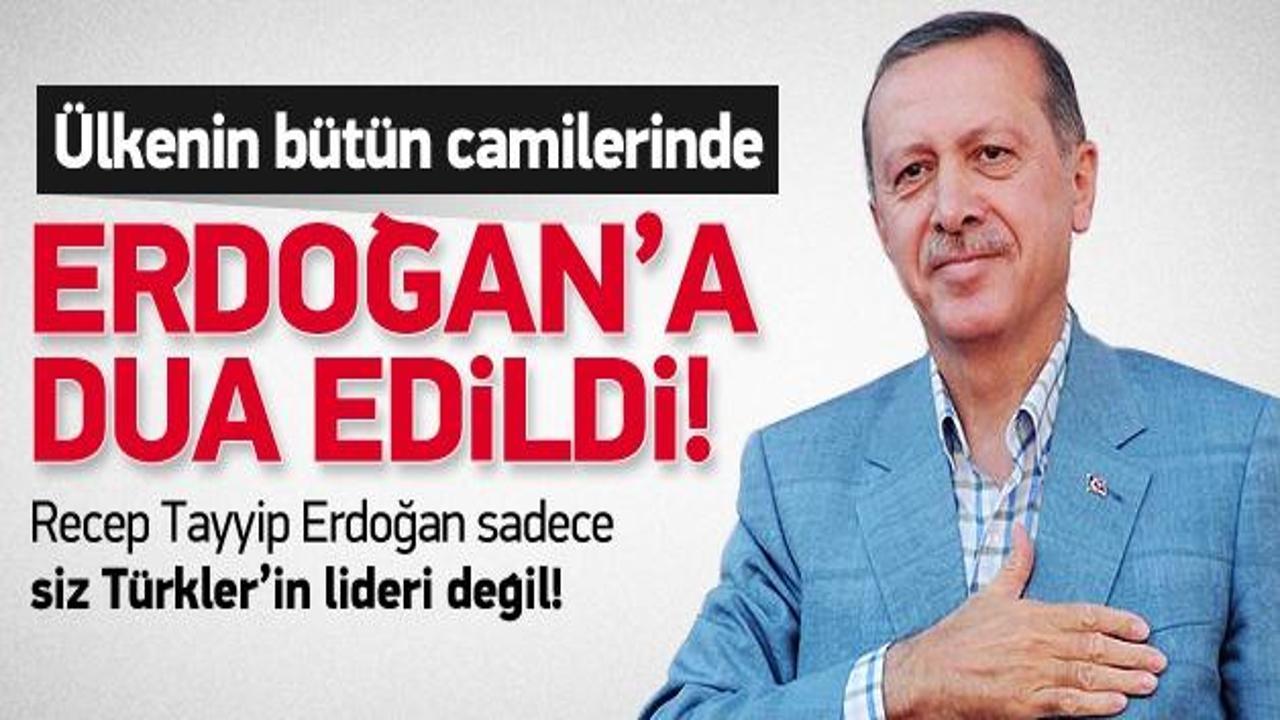 Camilerde Başbakan Erdoğan için dua edildi