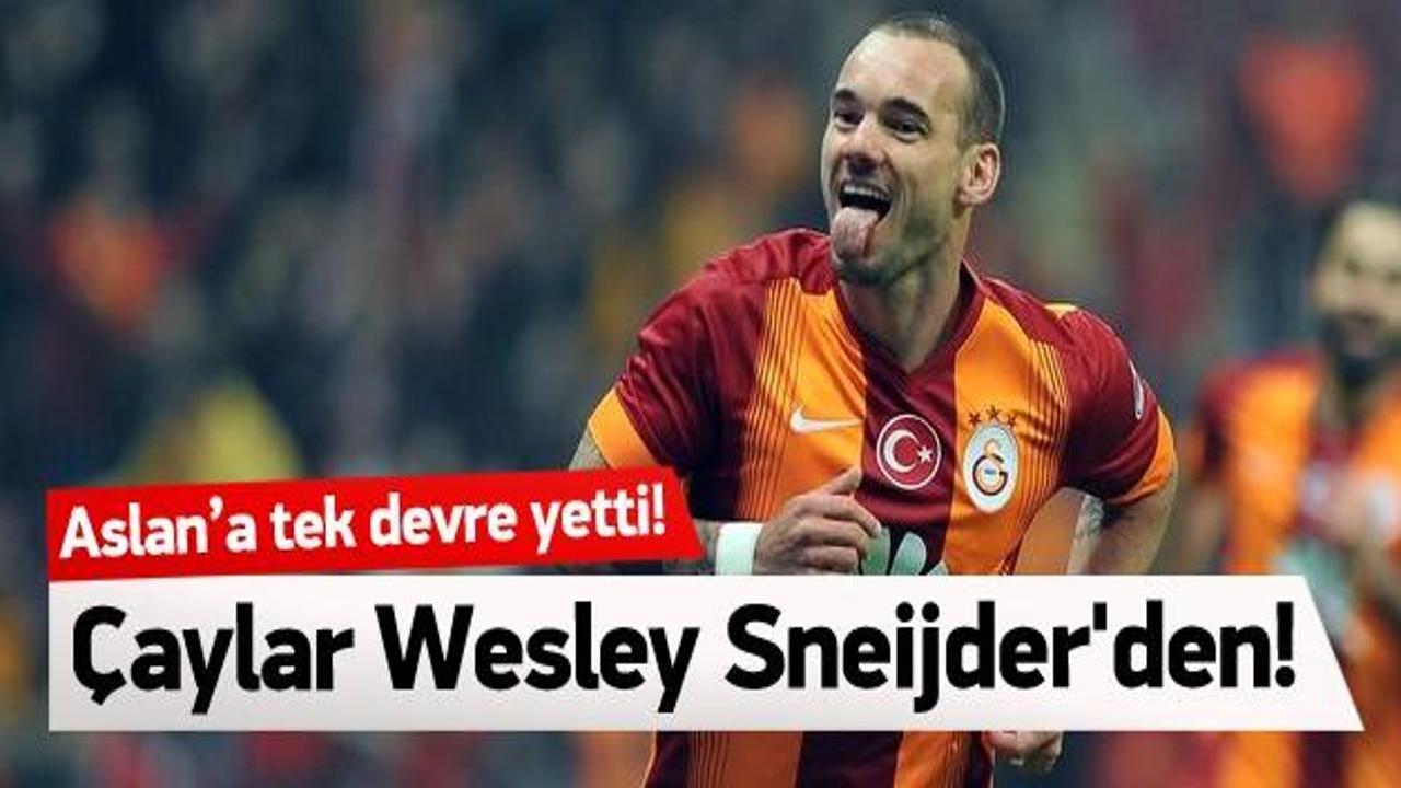 Çaylar Wesley Sneijder'den