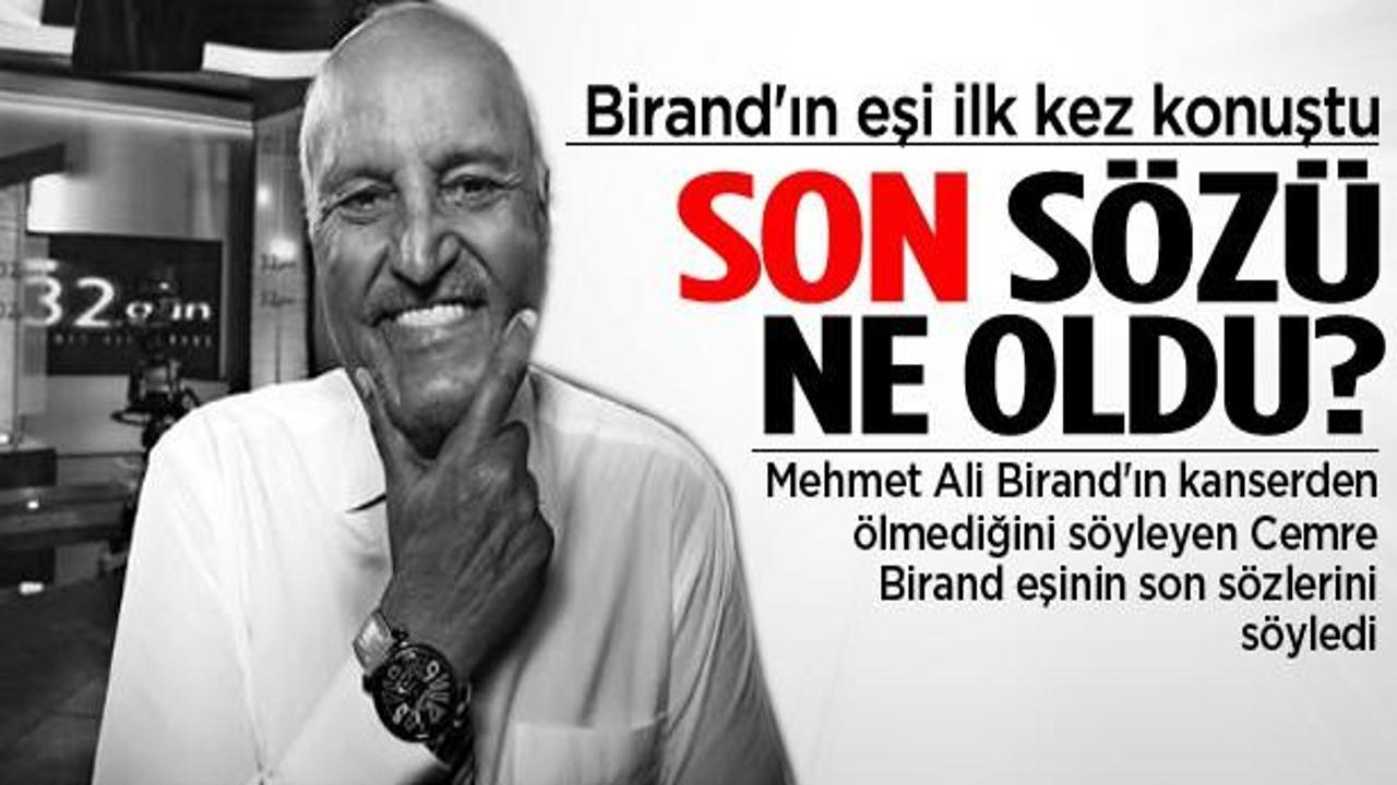 Cemre Birand ilk kez konuştu!