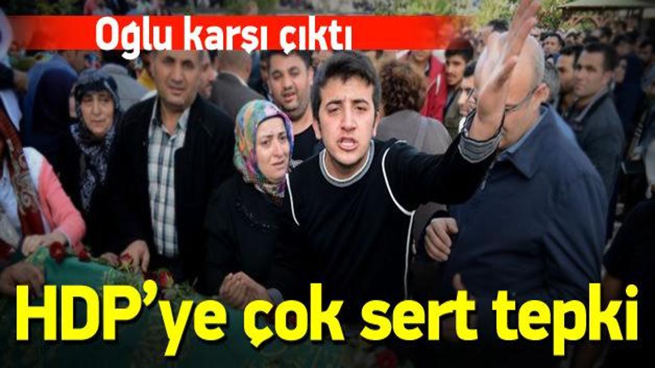 Cenaze töreninde PKK ve HDP'ye şok!