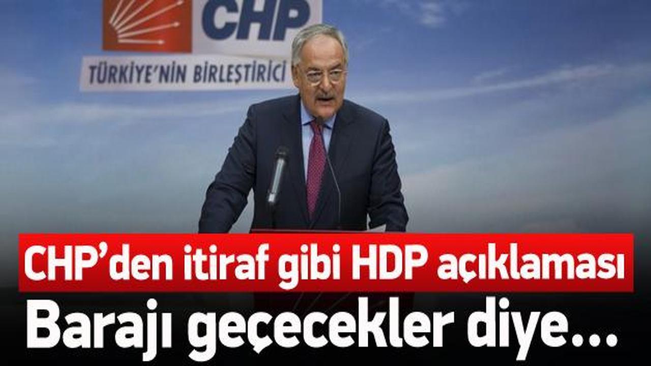 CHP Sözcüsü Koç’tan HDP itirafı