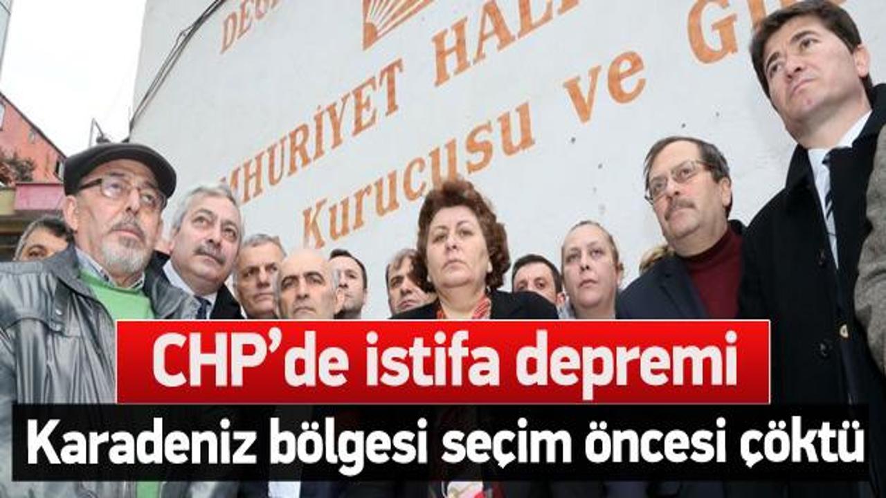 CHP Trabzon ve Rize İl Teşkilatındaki toplu istifa