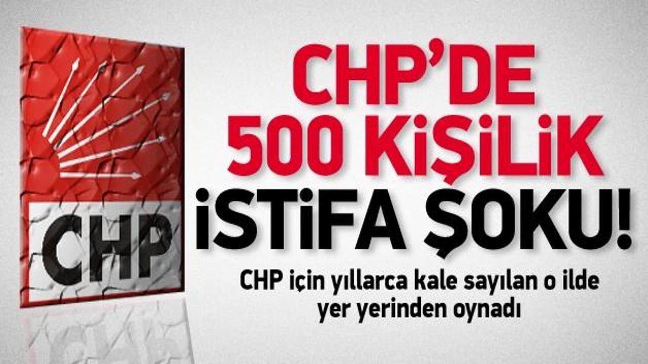 CHP'de 500 kişilik istifa şoku!