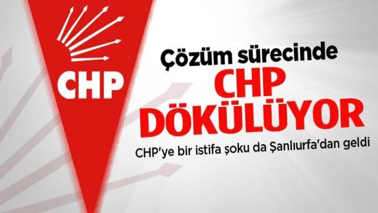 CHP'de çözüm süreci istifaları sürüyor!
