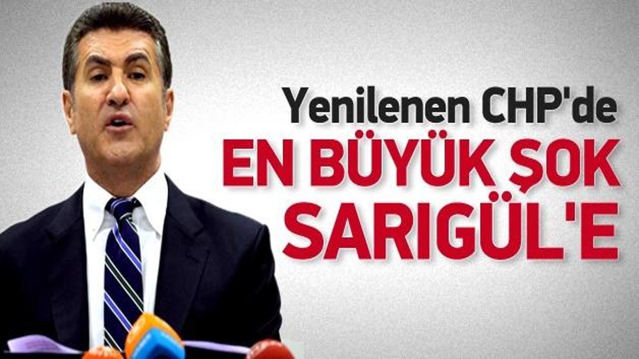 CHP'de en büyük şok Mustafa Sarıgül'e