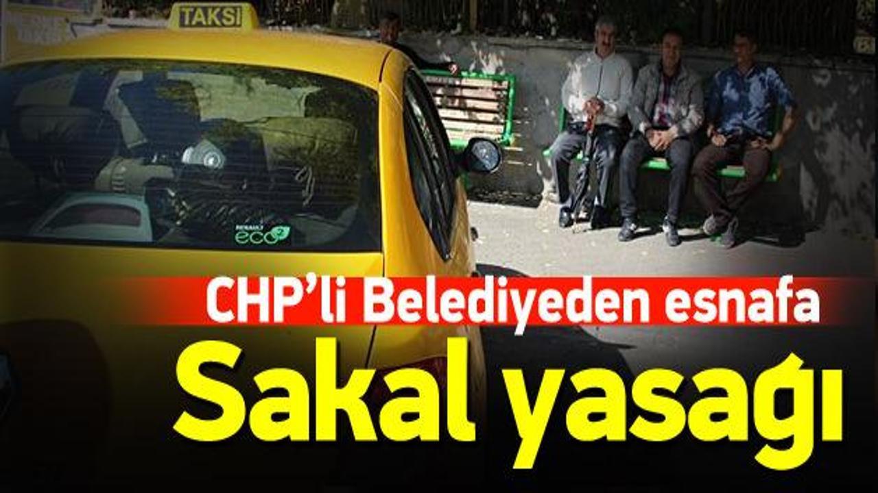 CHP'li belediyeden 'sakal' yasağı