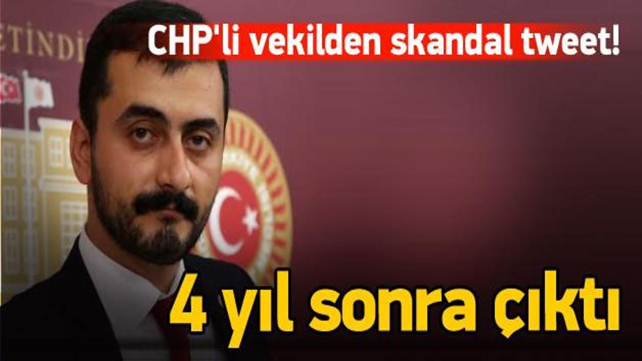  CHP'li vekilden skandal tweet! 